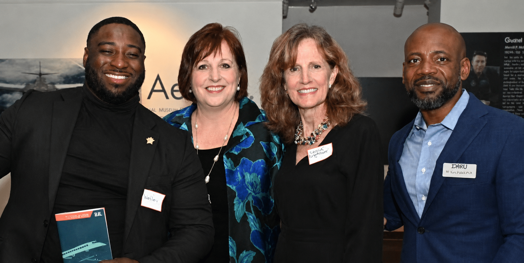 Left to right: Prentice Richmond, Dr. Susanna Russell, Lesa Engalthaler, and Dr. Brian English