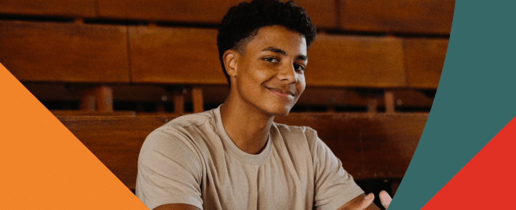Male Student Smiling