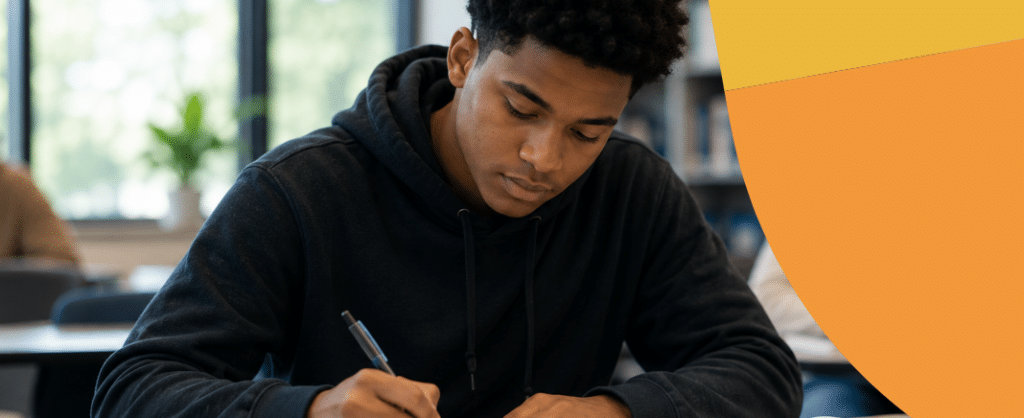 Male Student in the Classroom