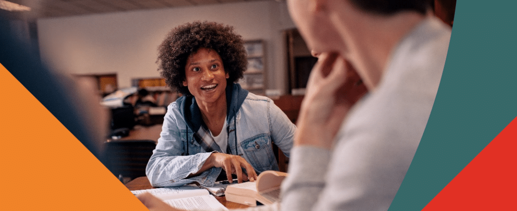Student Smiling in Class